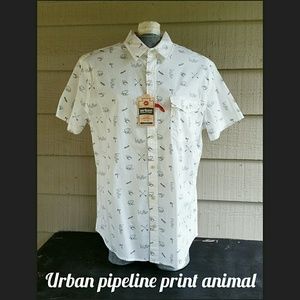Urban Pipeline Men's casual Shirts Print animal